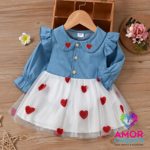 Vestido corazones