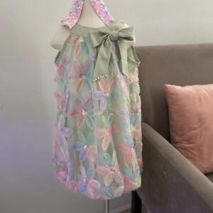 Vestido de fiesta verde